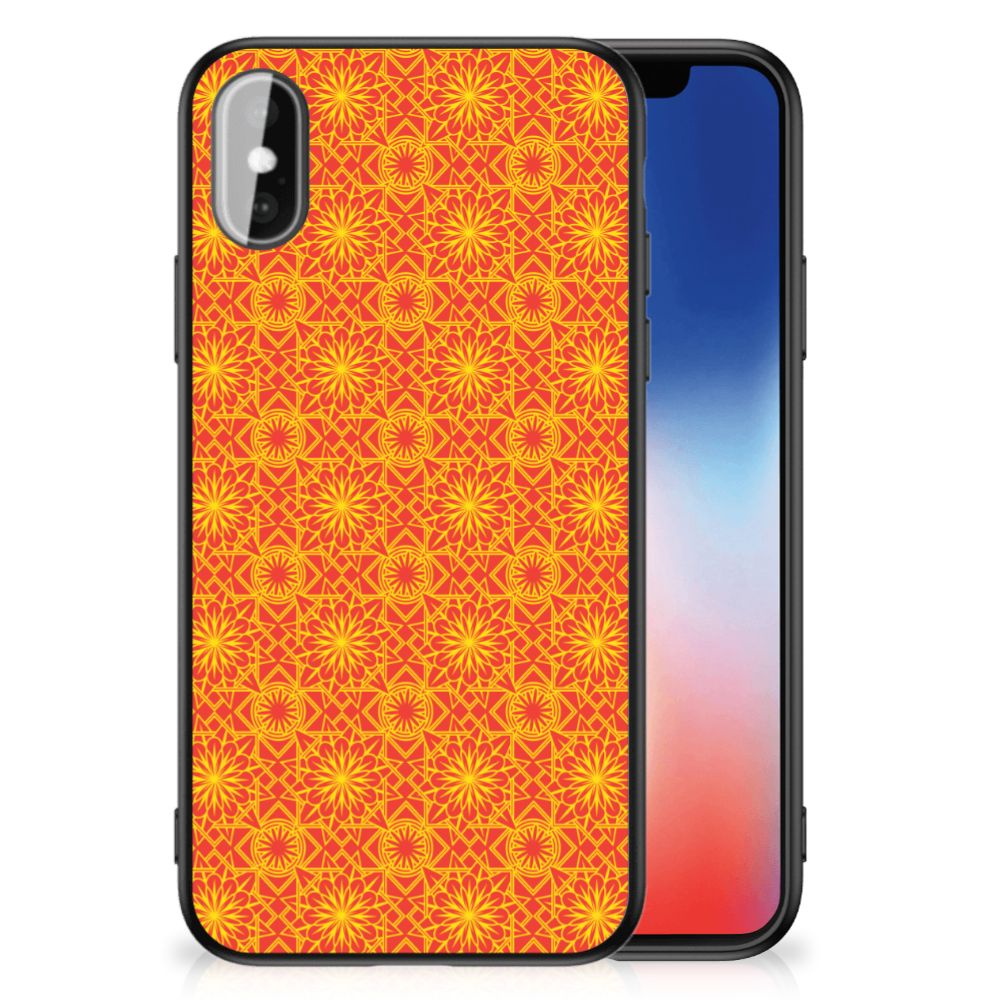iPhone X | Xs Back Case Batik Oranje