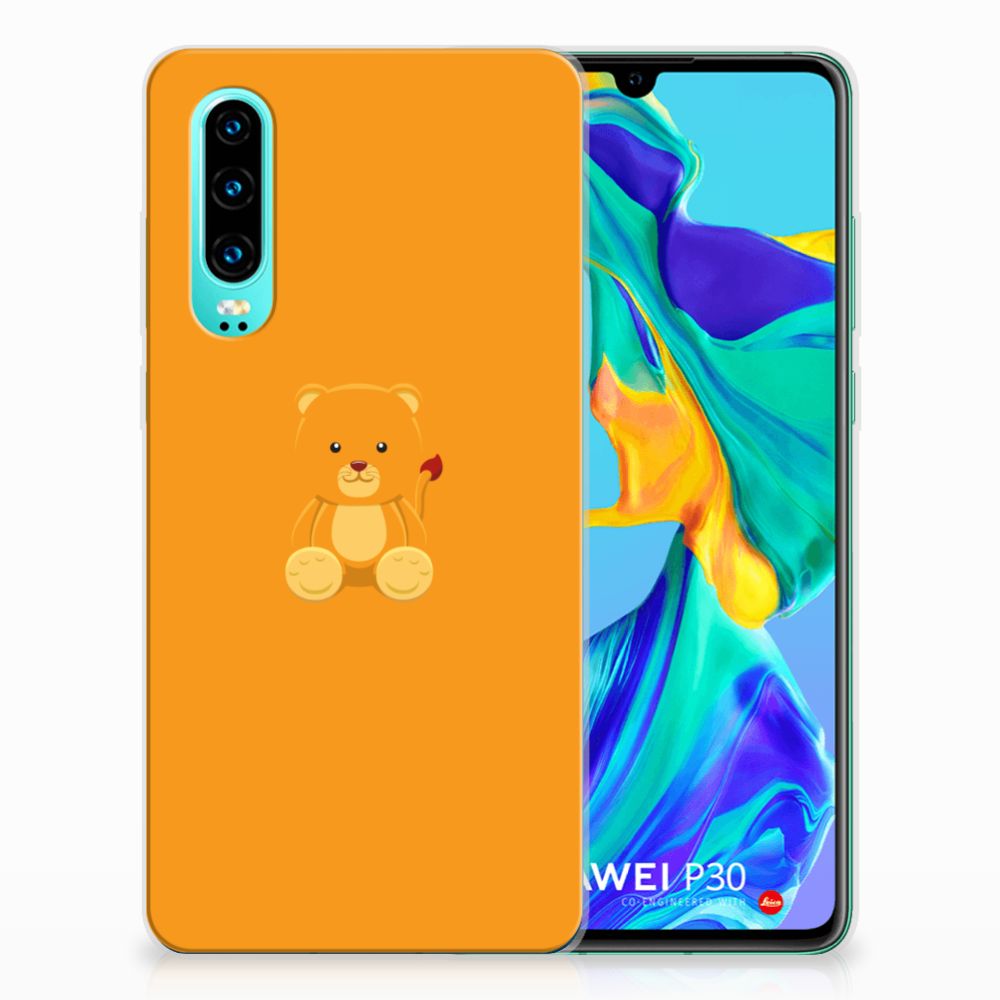 Huawei P30 Telefoonhoesje met Naam Baby Beer