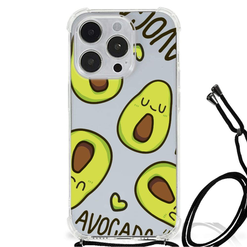 iPhone 14 Pro Stevig Bumper Hoesje Avocado Singing B2C Telecom