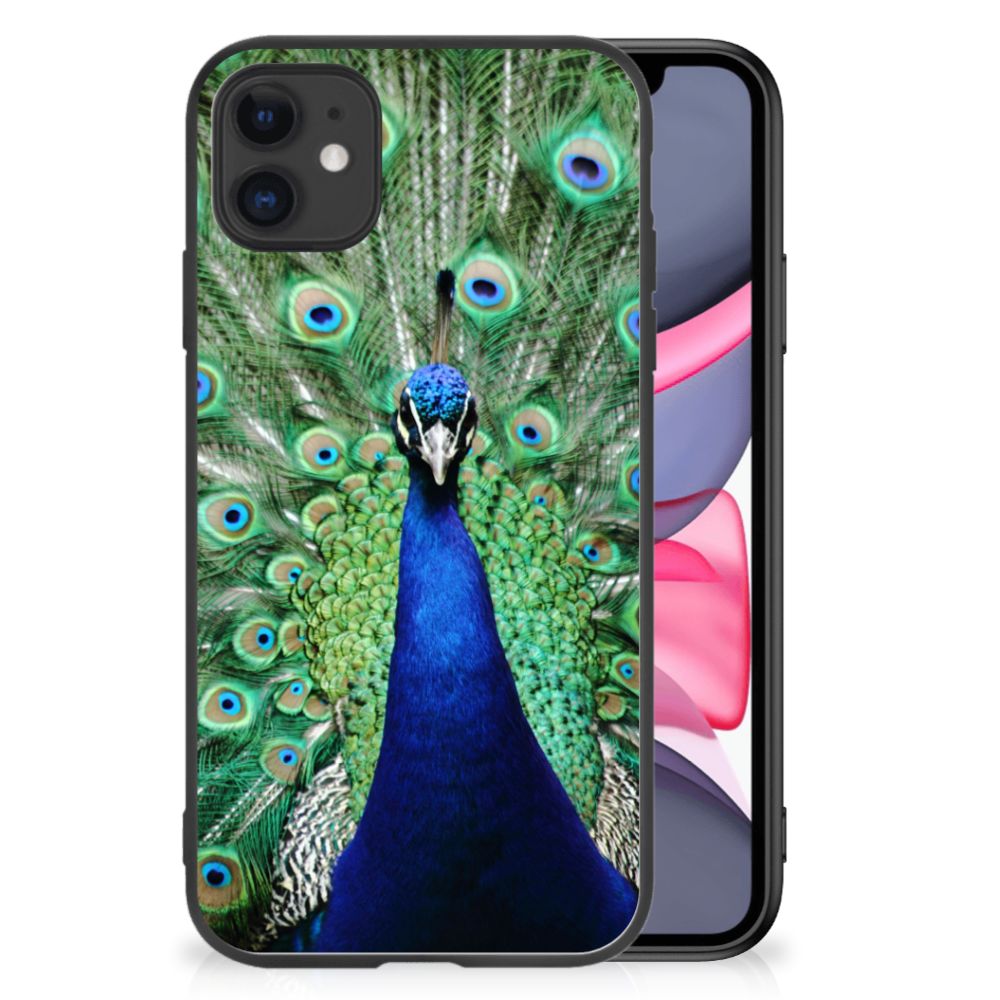 iPhone 11 Dierenprint Telefoonhoesje Pauw