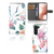 Samsung Galaxy S23 Telefoonhoesje met Pasjes Bird Flowers