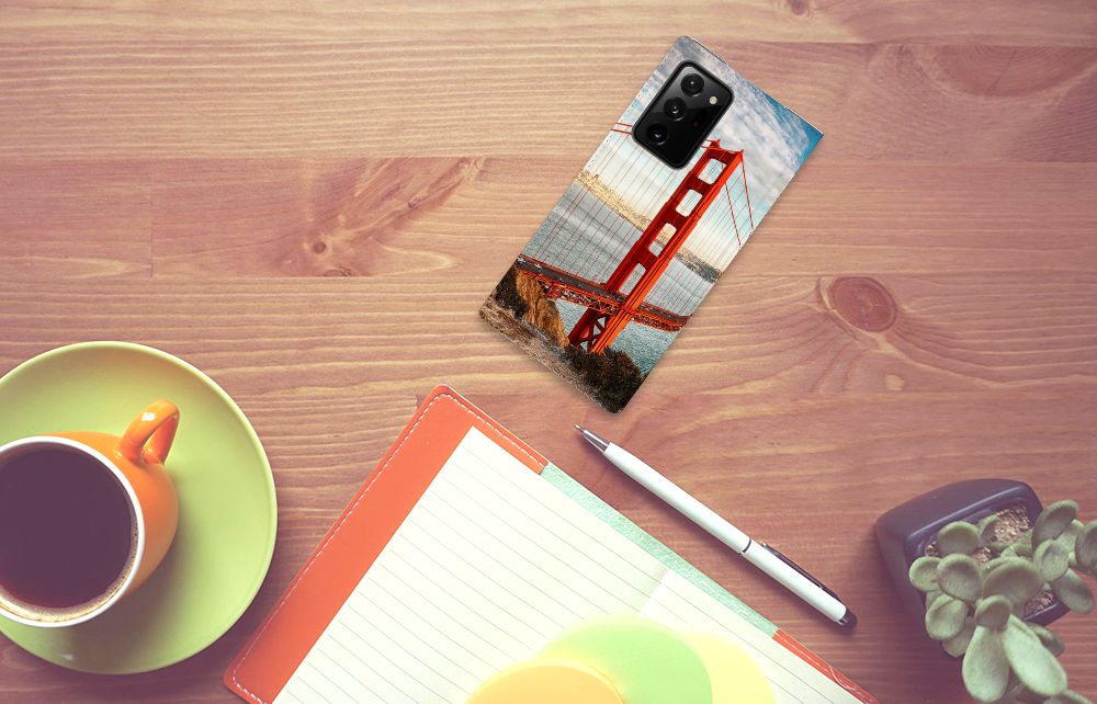 Samsung Galaxy Note 20 Ultra Book Cover Golden Gate Bridge - B2C Telecom