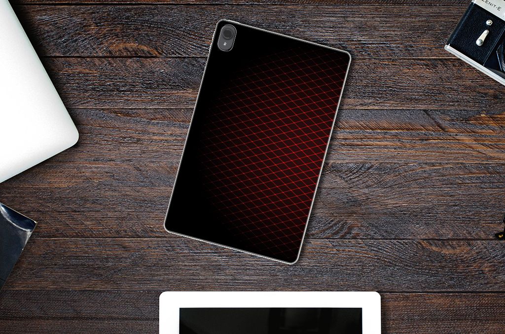 Lenovo Tab P11 | P11 Plus Hippe Hoes Geruit Rood - B2C Telecom