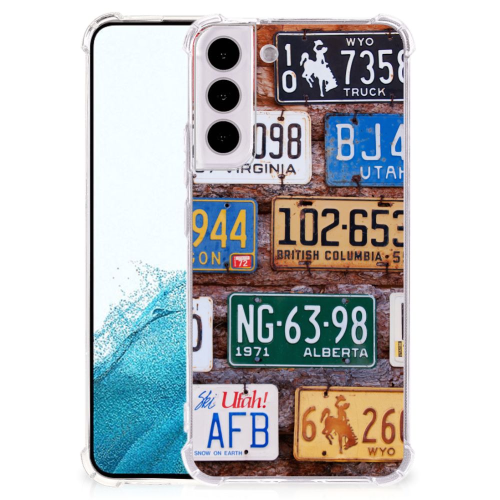 Samsung Galaxy S22 Plus Anti-shock Hoesje met foto Kentekenplaten B2C Telecom