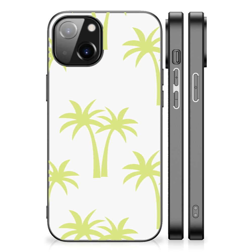 Apple iPhone 13/14 Bloemen Hoesje Palmtrees