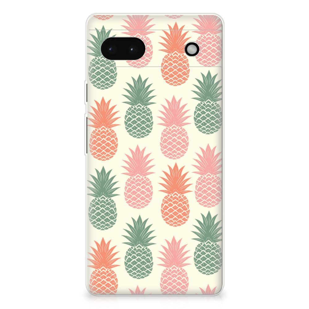 Google Pixel 6A Siliconen Case Ananas B2C Telecom