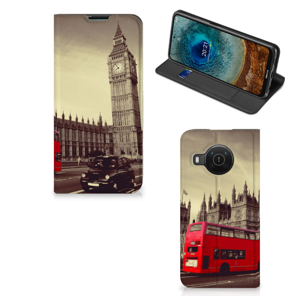 Nokia X20 | X10 Book Cover Londen - B2C Telecom
