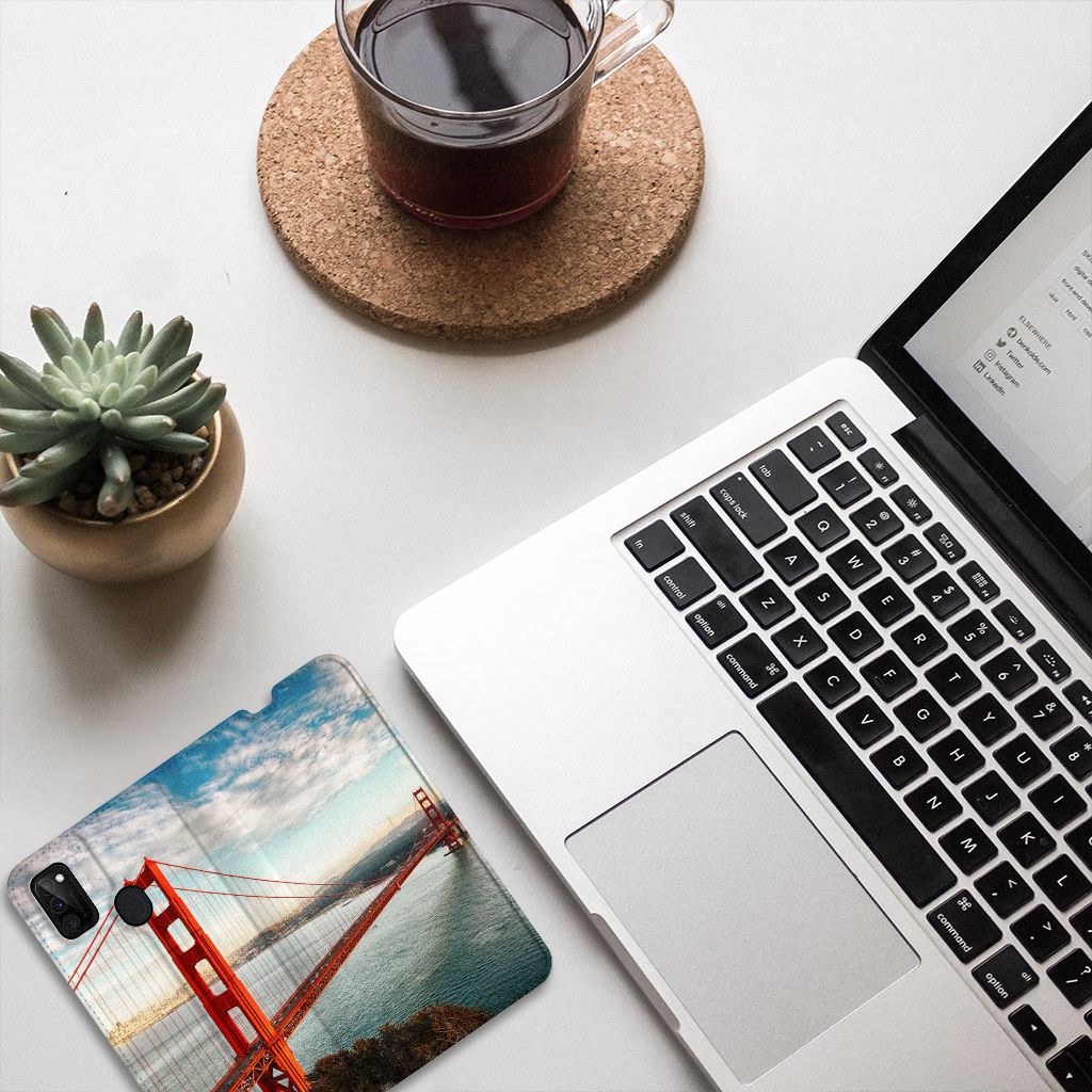 Samsung Galaxy M30s | M21 Book Cover Golden Gate Bridge - B2C Telecom