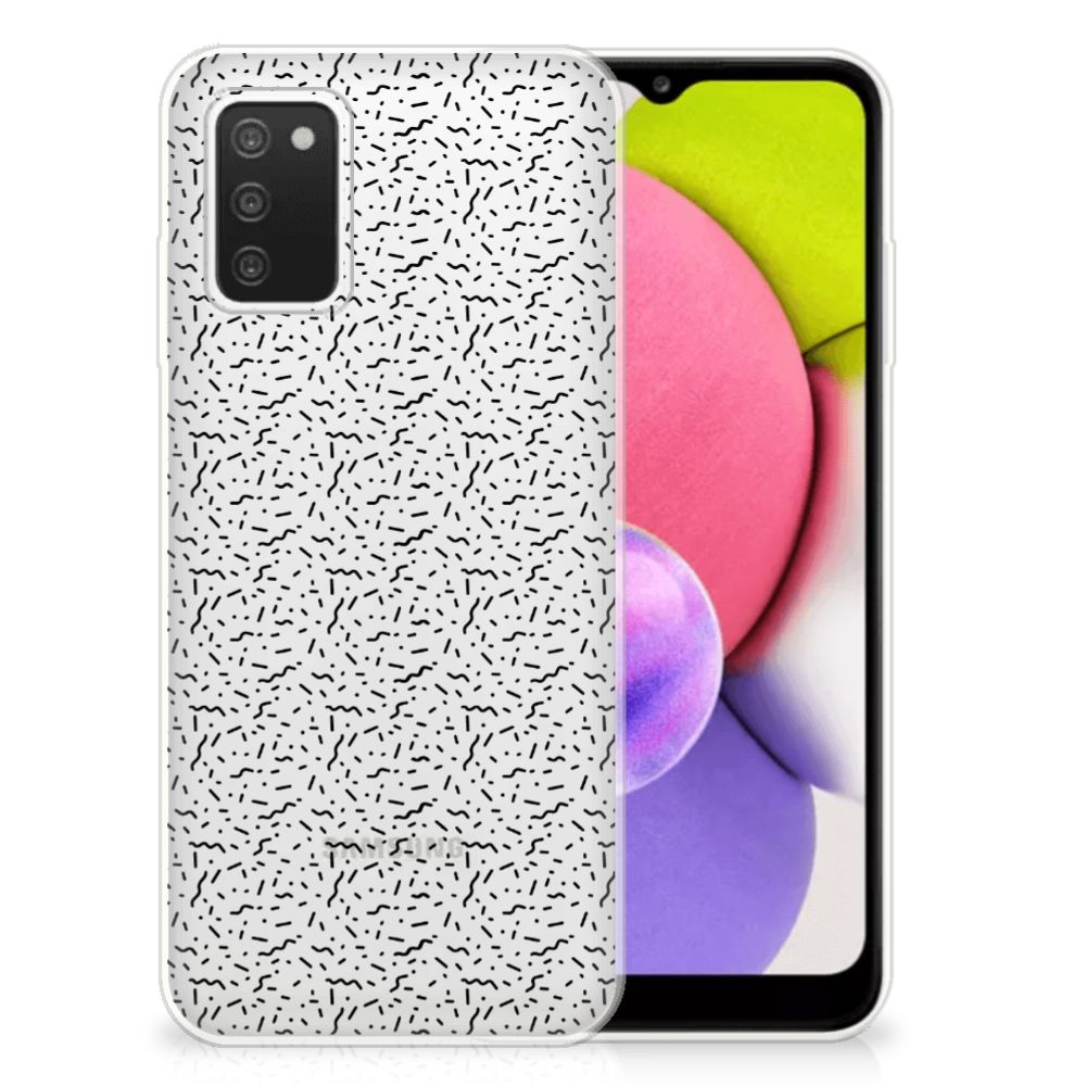 Samsung Galaxy A03S TPU bumper Stripes Dots B2C Telecom