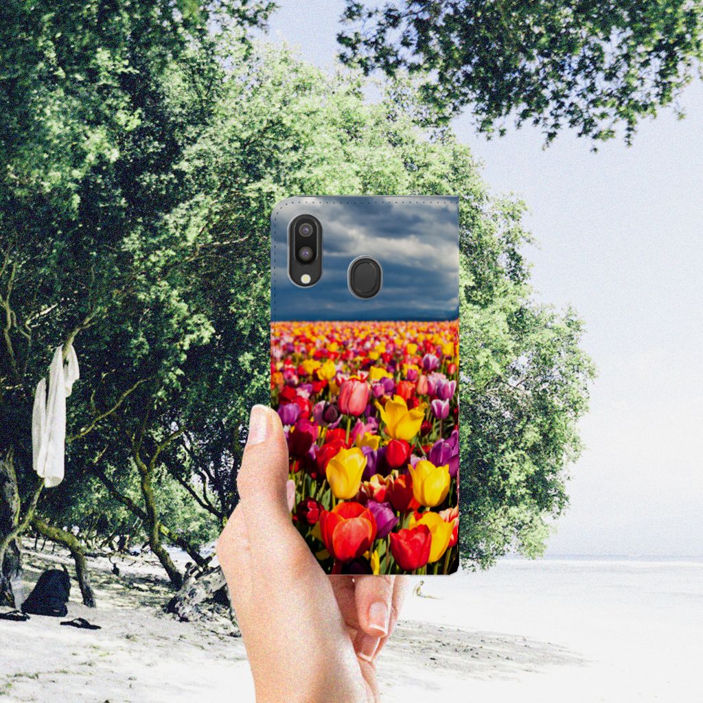 Samsung Galaxy M20 Smart Cover Tulpen
