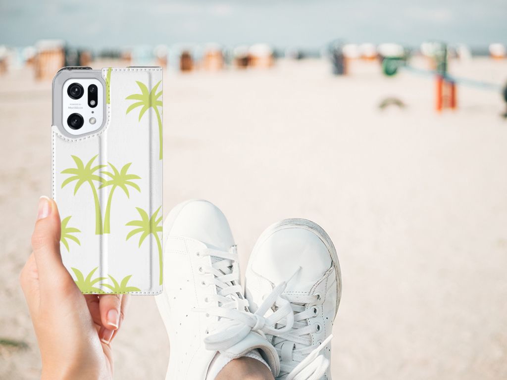 OPPO Find X5 Pro Smart Cover Palmtrees - B2C Telecom