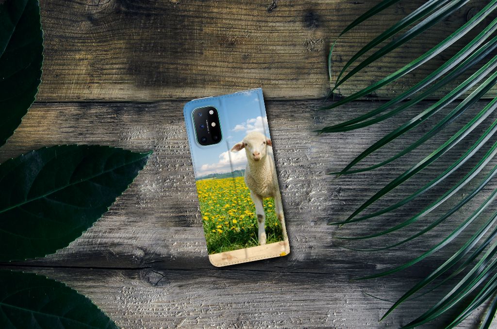 OnePlus 8T Hoesje maken Schaap en Lammetje - B2C Telecom