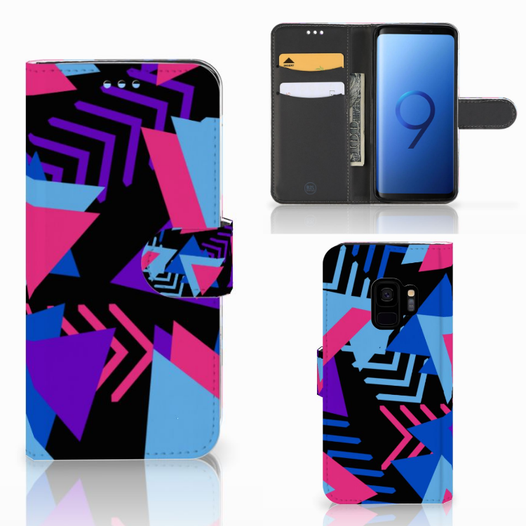 Samsung Galaxy S9 Book Case Funky Triangle