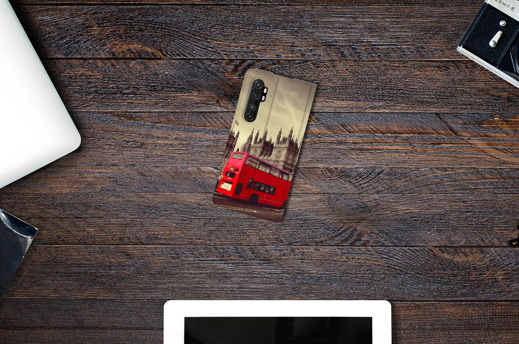 Xiaomi Mi Note 10 Lite Book Cover Londen - B2C Telecom