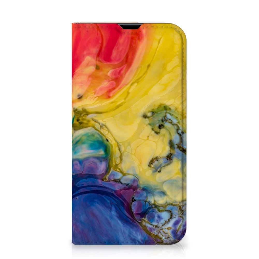 Bookcase iPhone 13 Pro Watercolor Dark - B2C Telecom