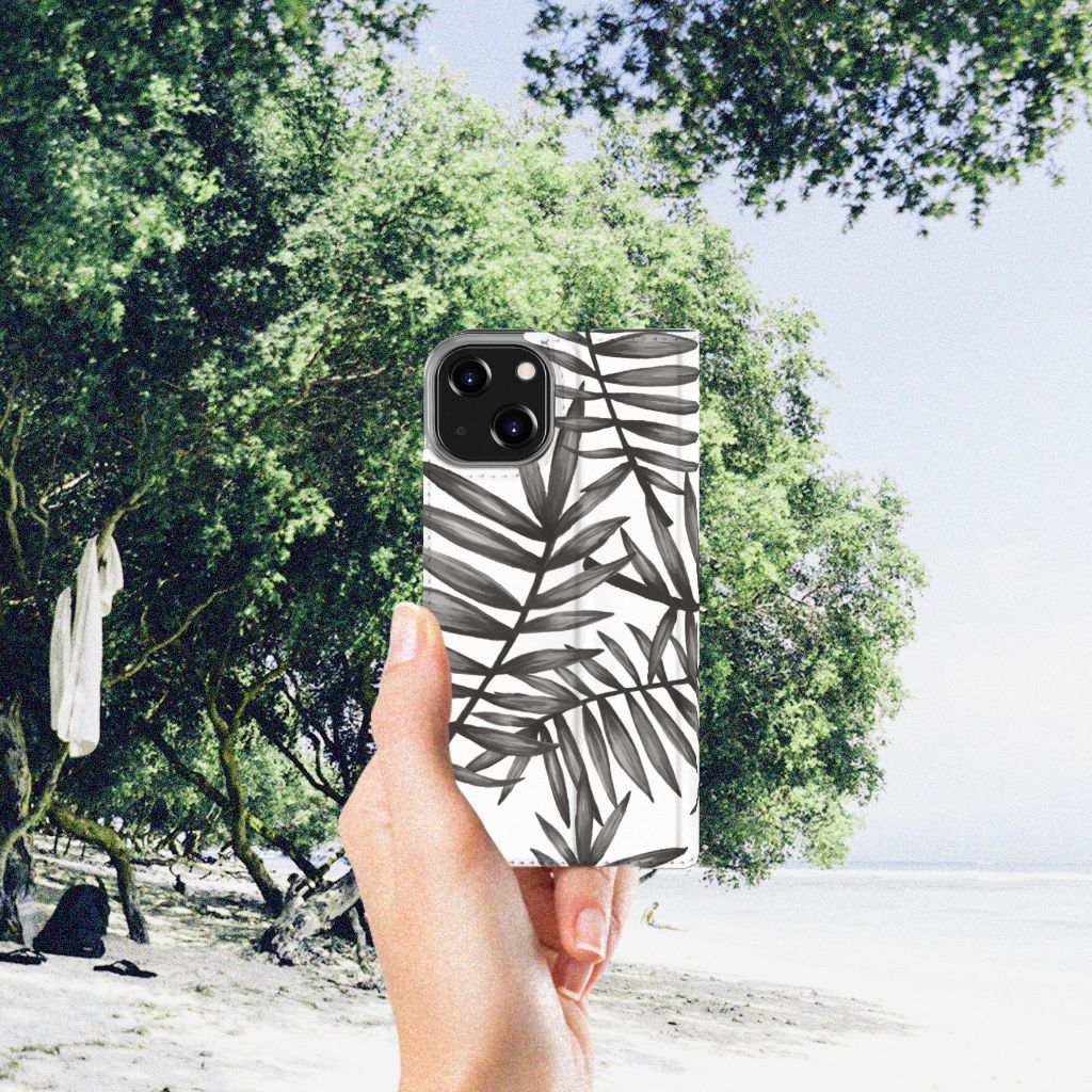 iPhone 14 Smart Cover Leaves Grey - B2C Telecom