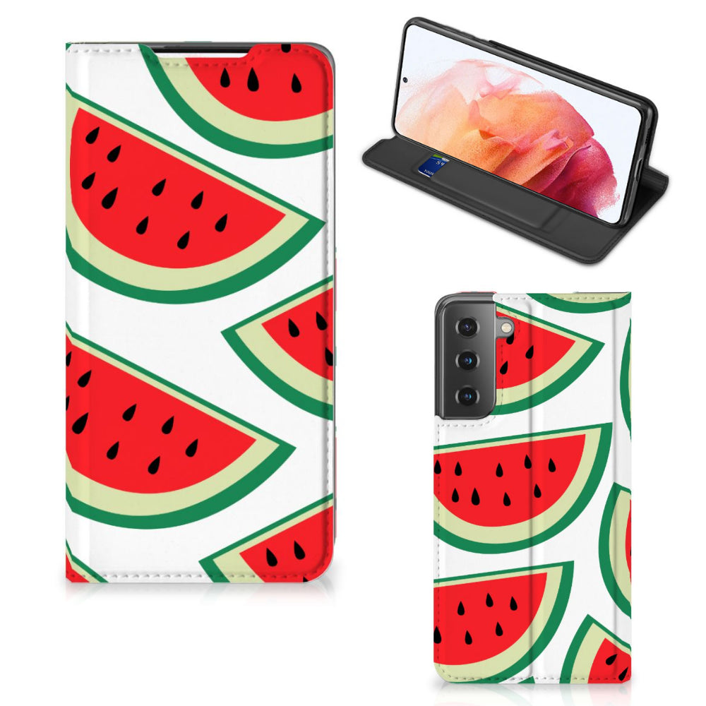 Samsung Galaxy S21 Flip Style Cover Watermelons