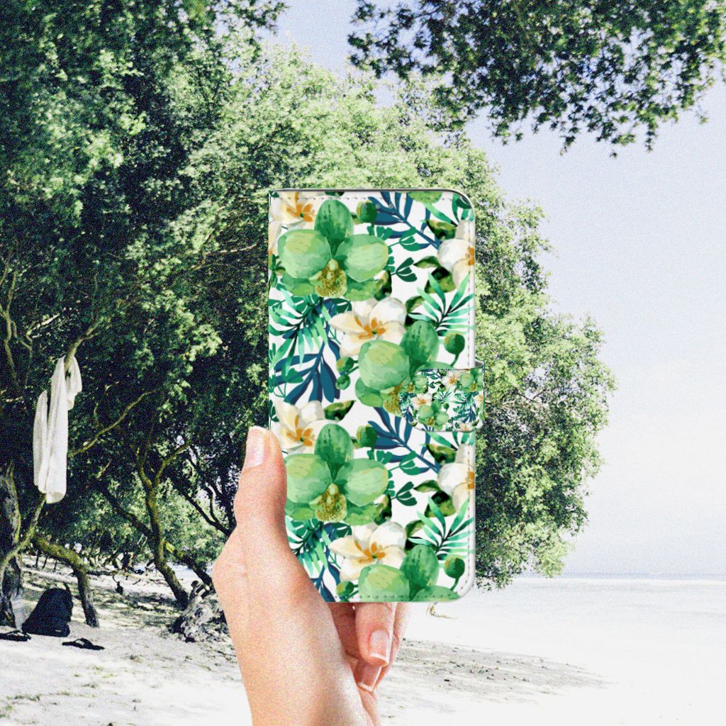 Nokia X10 | Nokia X20 Hoesje Orchidee Groen