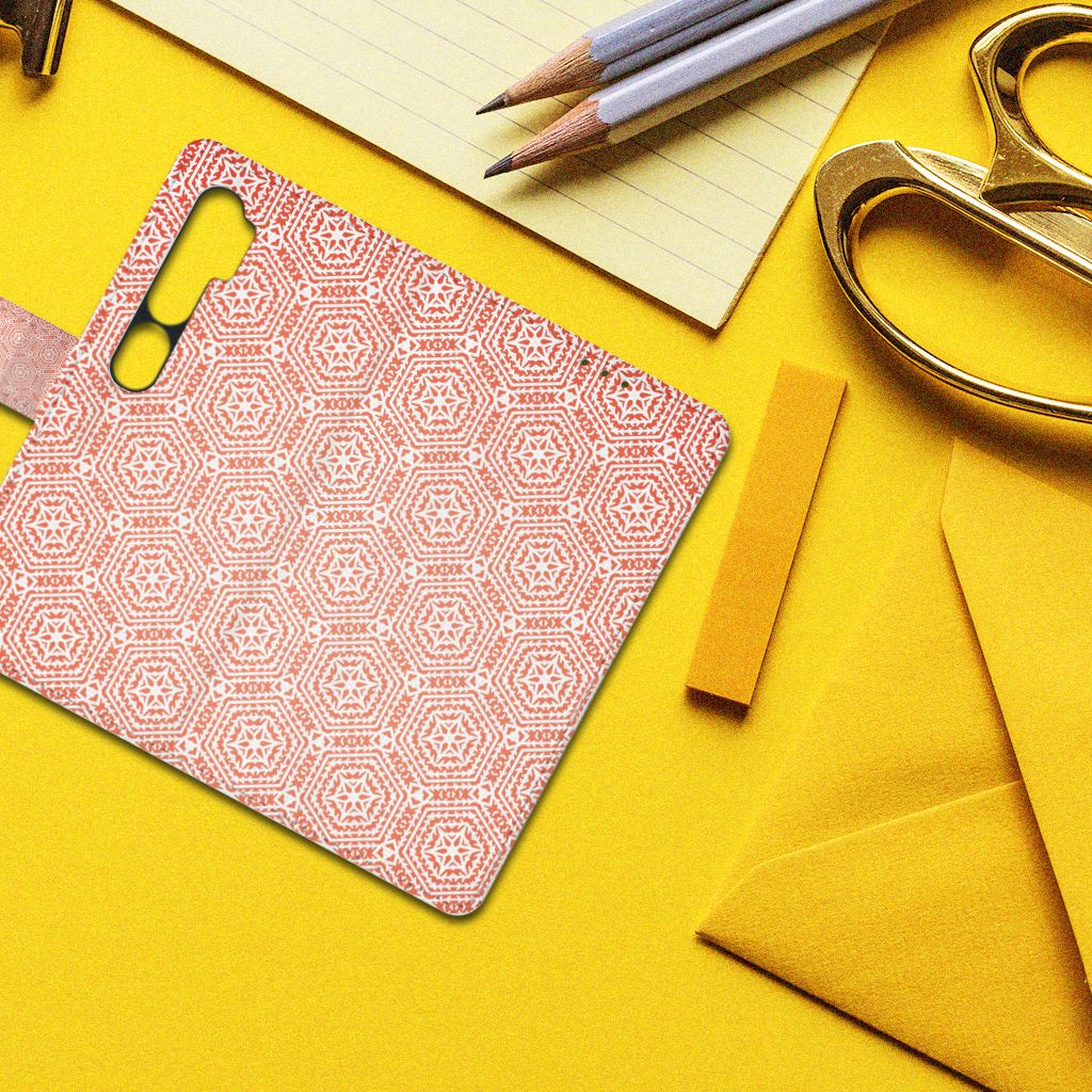 Xiaomi Mi Note 10 Pro Telefoon Hoesje Pattern Orange