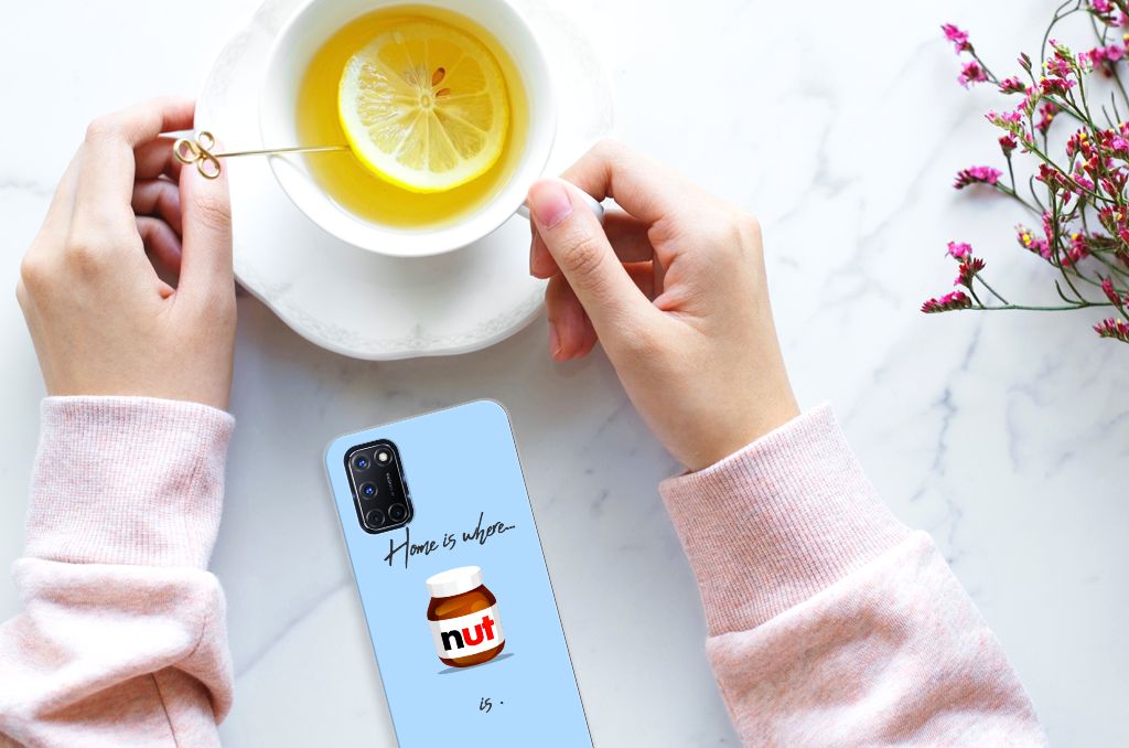 OPPO A52 | A72 Siliconen Case Nut Home