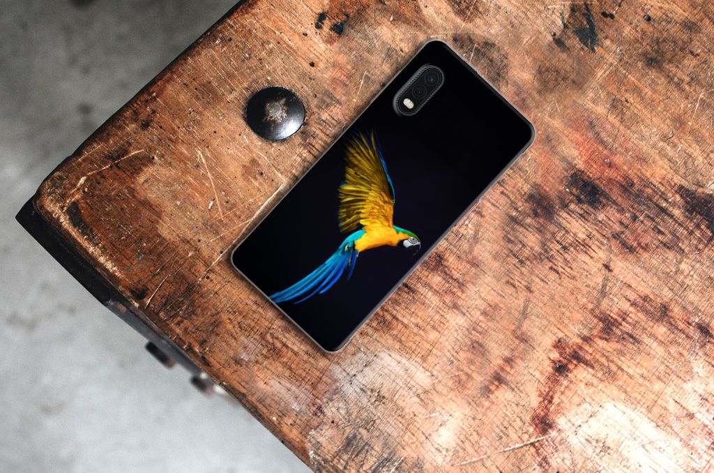 Samsung Xcover Pro TPU Hoesje Papegaai B2C Telecom