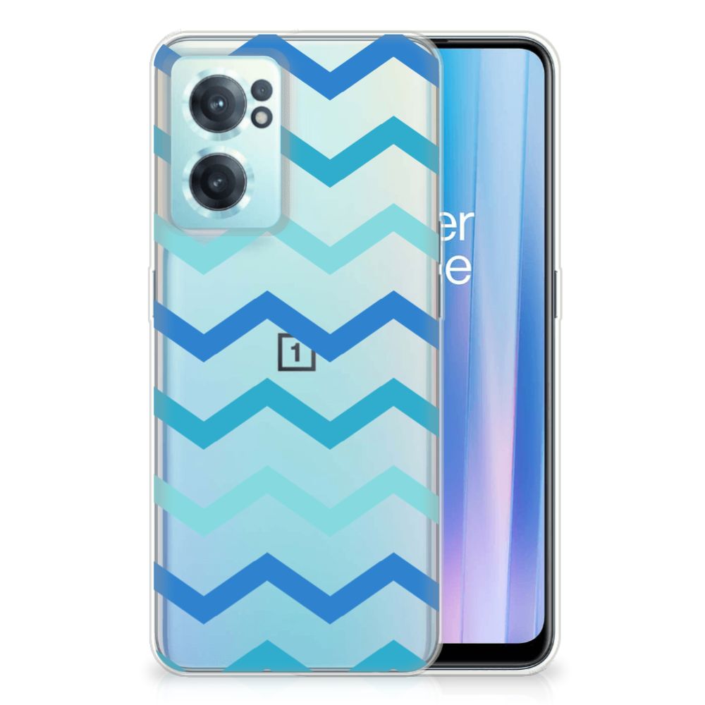 OnePlus Nord CE 2 5G TPU bumper Zigzag Blauw B2C Telecom