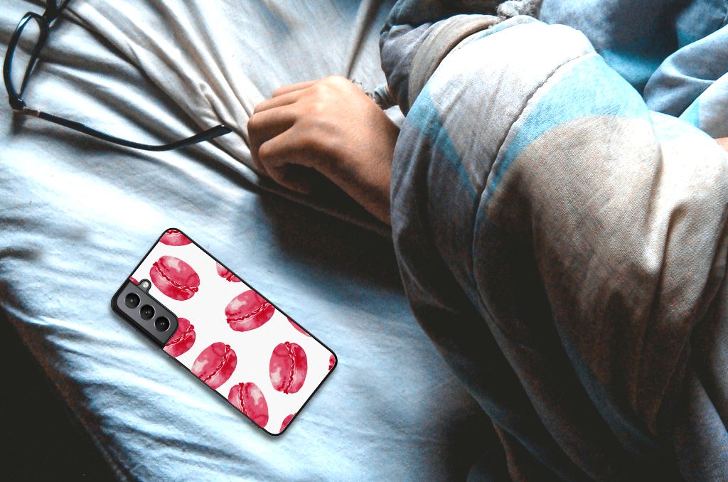 Samsung Galaxy S21FE Back Cover Hoesje Pink Macarons B2C Telecom