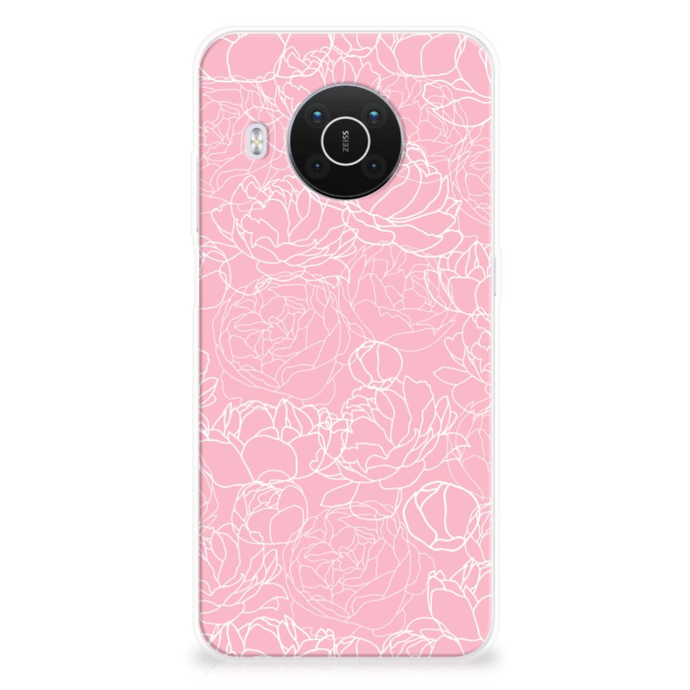 Nokia X10 | X20 TPU Case White Flowers