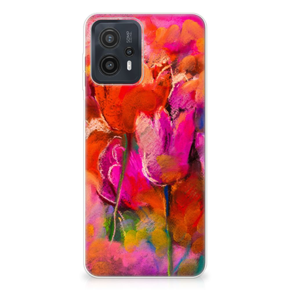 Hoesje maken Motorola Moto G23 | G13 Tulips