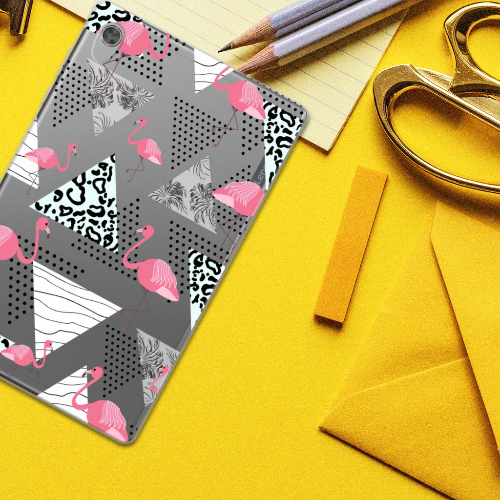Lenovo Tab M10 HD (2de generatie) Back Case Flamingo Triangle - B2C Telecom