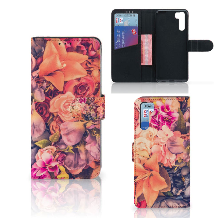 OPPO A91 | Reno3 Hoesje Bosje Bloemen