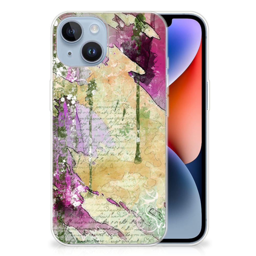 Hoesje maken Apple iPhone 14 Letter Painting
