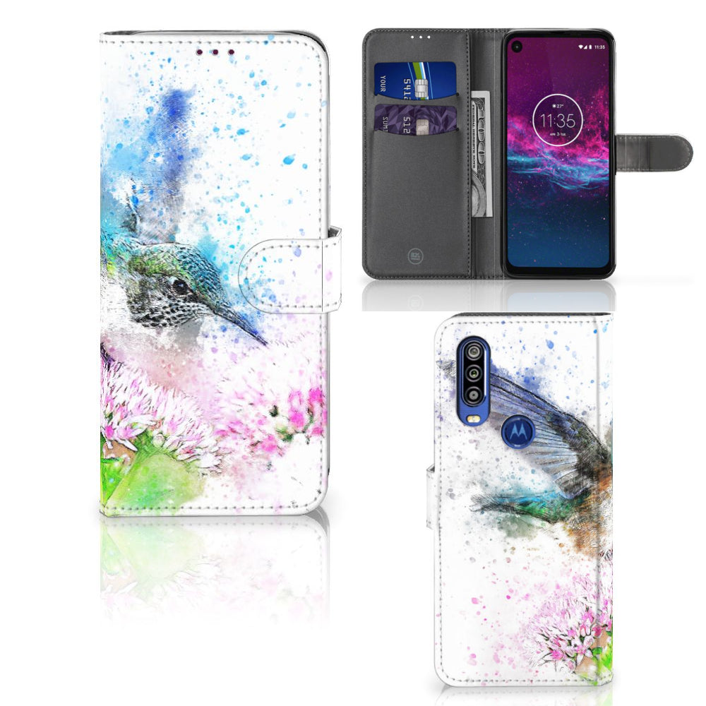 Hoesje Motorola One Action Vogel