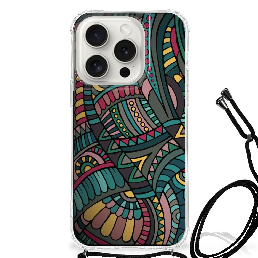 iPhone 15 Pro Doorzichtige Silicone Hoesje Aztec B2C Telecom