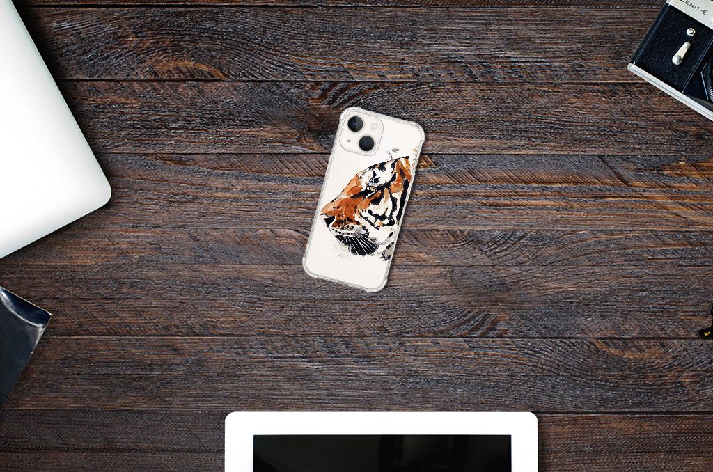 Back Cover iPhone 13 Watercolor Tiger B2C Telecom