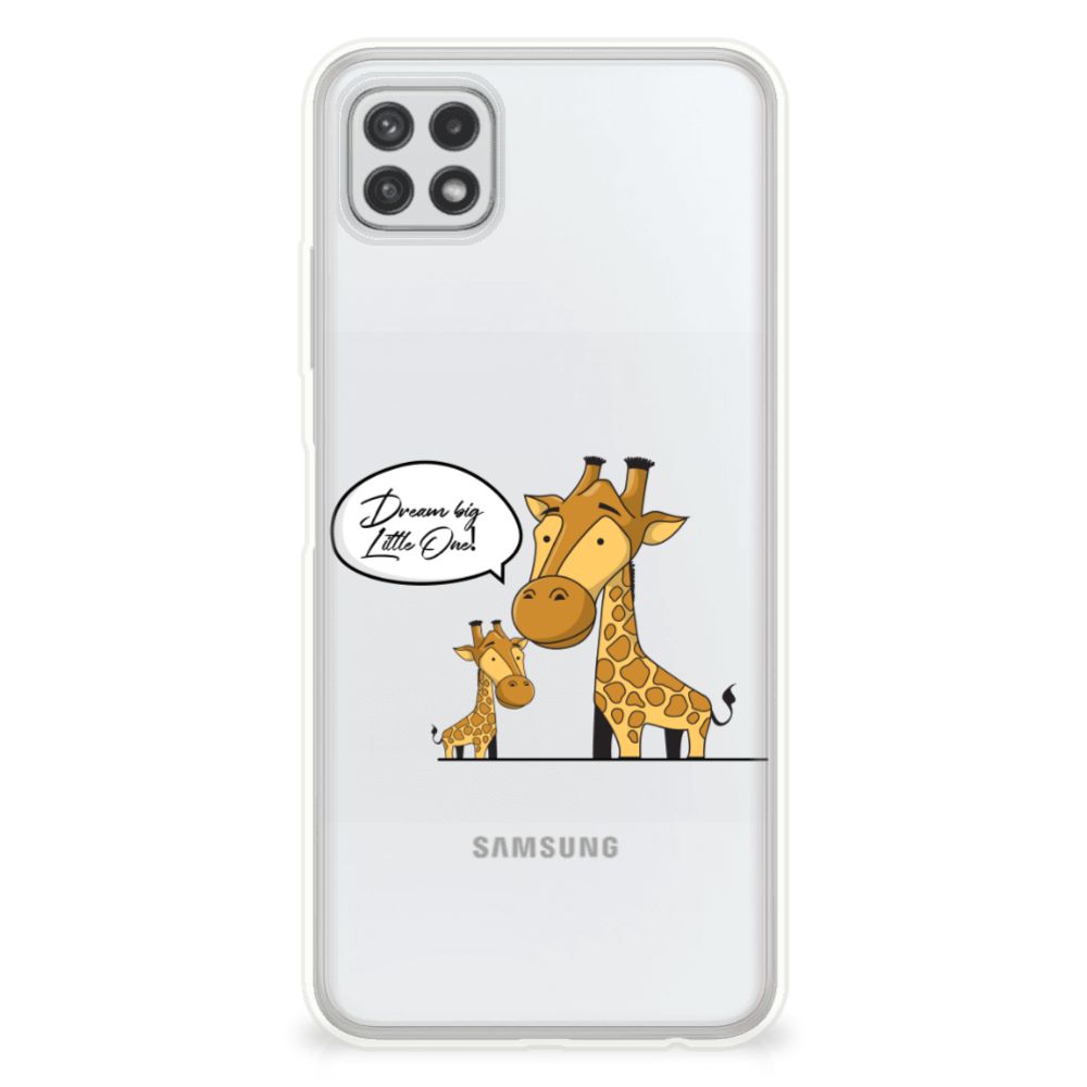 Samsung Galaxy A22 5G Telefoonhoesje met Naam Giraffe B2C Telecom