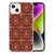 iPhone 14 Doorzichtige Silicone Hoesje Batik Brown B2C Telecom