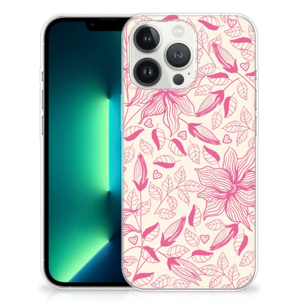 iPhone 13 Pro Max TPU Case Pink Flowers B2C Telecom