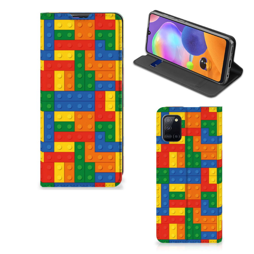 Samsung Galaxy A31 Hoesje met Magneet Blokken - B2C Telecom