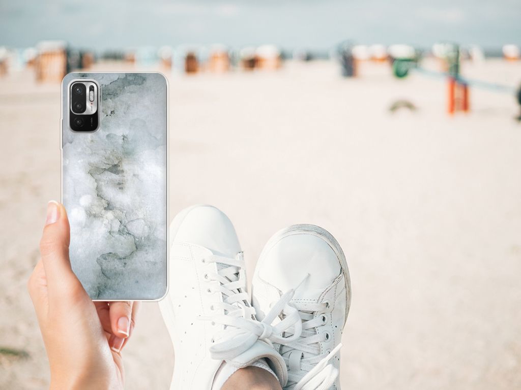 Hoesje maken Xiaomi Redmi Note 10/10T 5G | Poco M3 Pro Painting Grey B2C Telecom