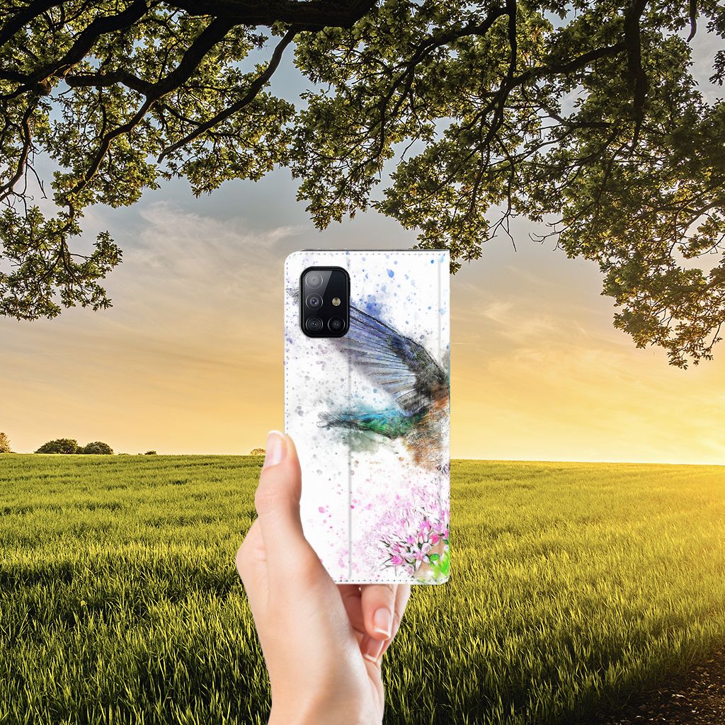 Bookcase Samsung Galaxy A71 Vogel - B2C Telecom