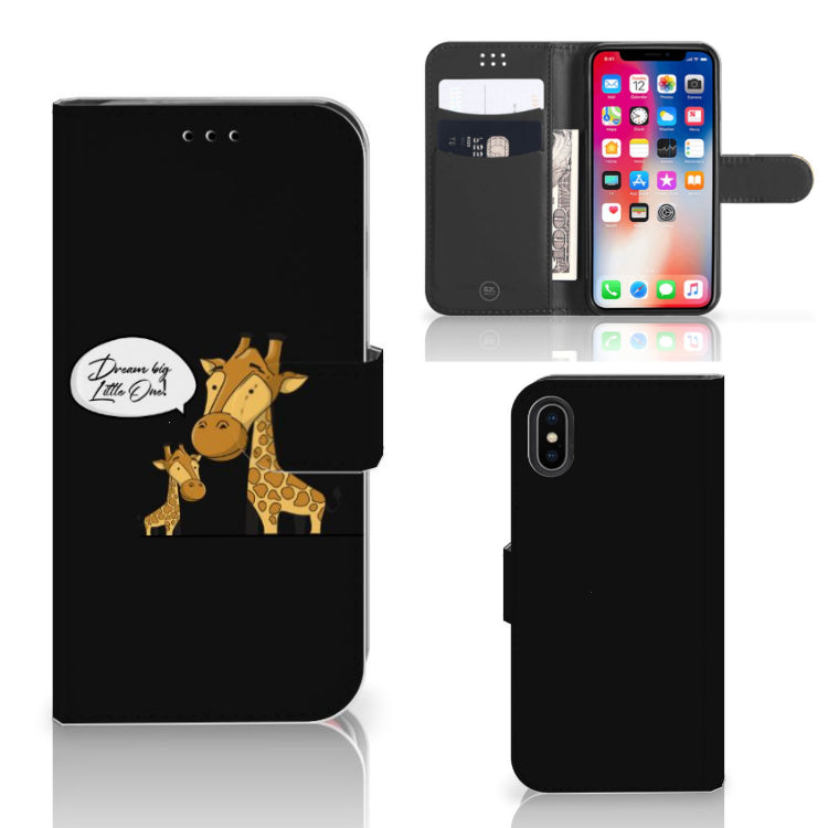 Apple iPhone X | Xs Leuk Hoesje Giraffe