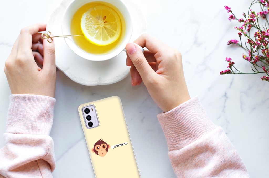 Motorola Moto G42 Telefoonhoesje met Naam Monkey B2C Telecom