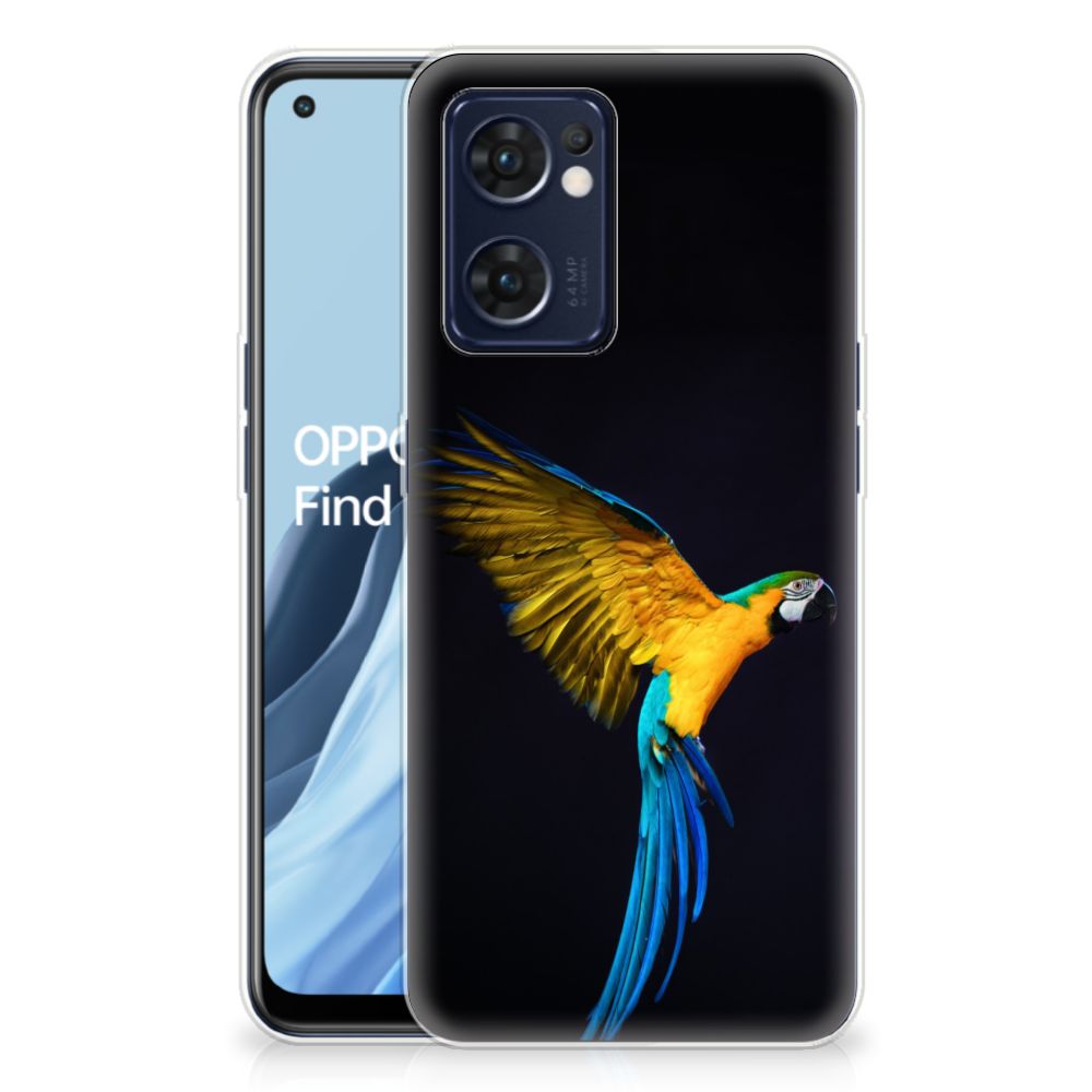 OPPO Reno 7 5G | Find X5 Lite TPU Hoesje Papegaai
