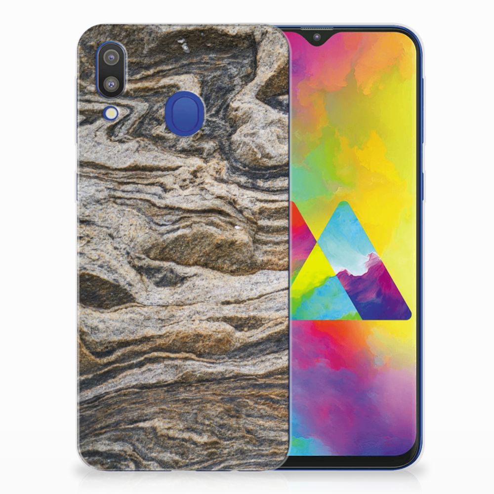 Samsung Galaxy M20 (Power) TPU Siliconen Hoesje Steen