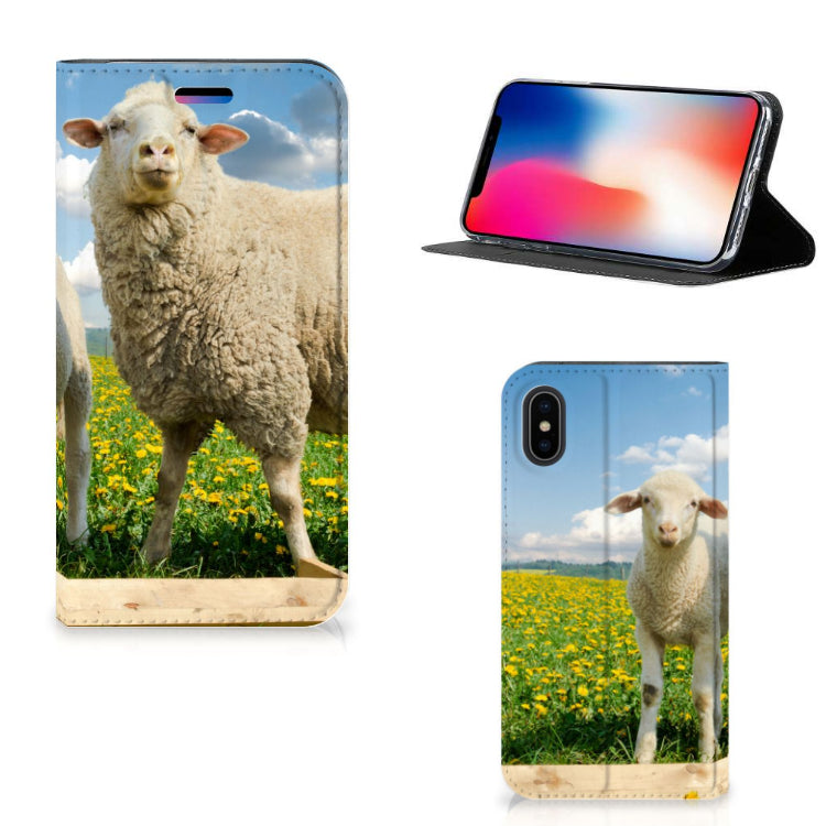 Apple iPhone X | Xs Hoesje maken Schaap en Lammetje