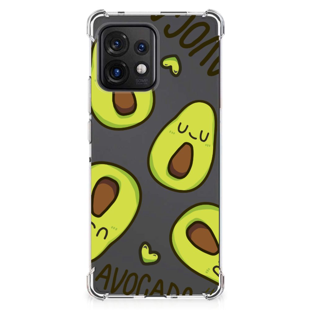 Motorola Edge 40 Pro Stevig Bumper Hoesje Avocado Singing