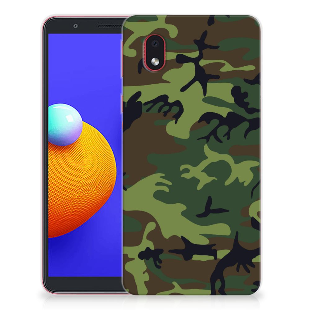 Samsung Galaxy A01 Core TPU bumper Army Dark
