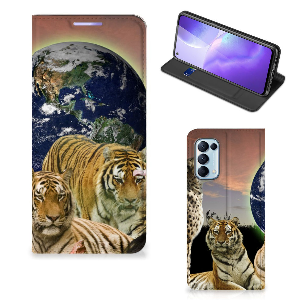 OPPO Find X3 Lite Hoesje maken Roofdieren - B2C Telecom