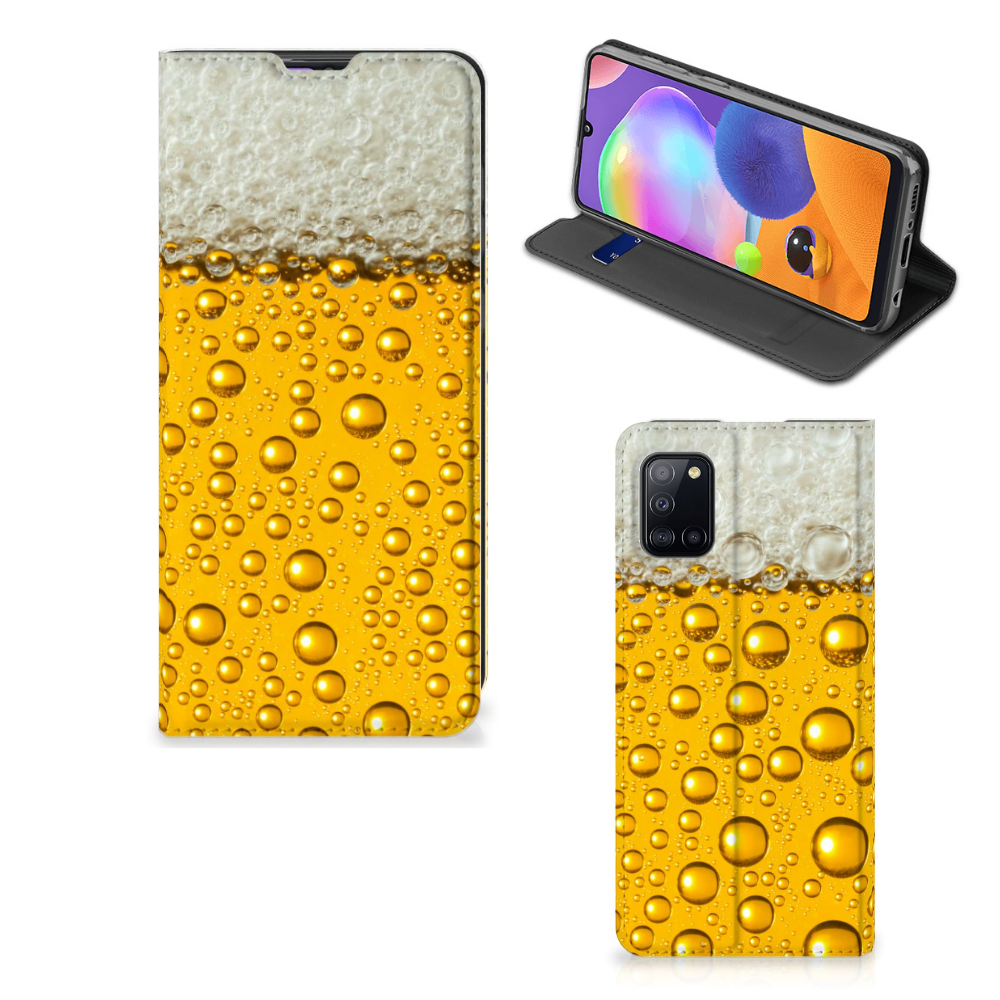 Samsung Galaxy A31 Flip Style Cover Bier - B2C Telecom